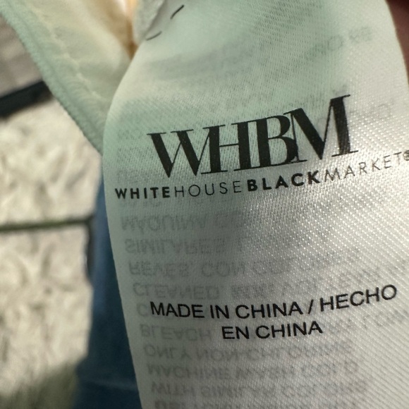 White House Black Market High Waist White Shorts - Picture 8 of 8